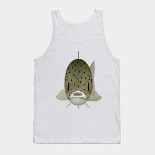 Rainbow Trout Fish Head Tank Top